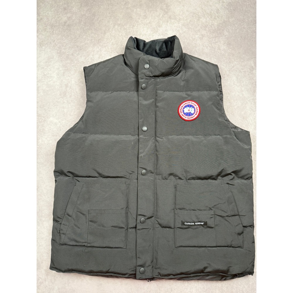 Canada Goose Freestyle Crew Vest Black Down Gilet Mens 2XL Arctic Program Patch